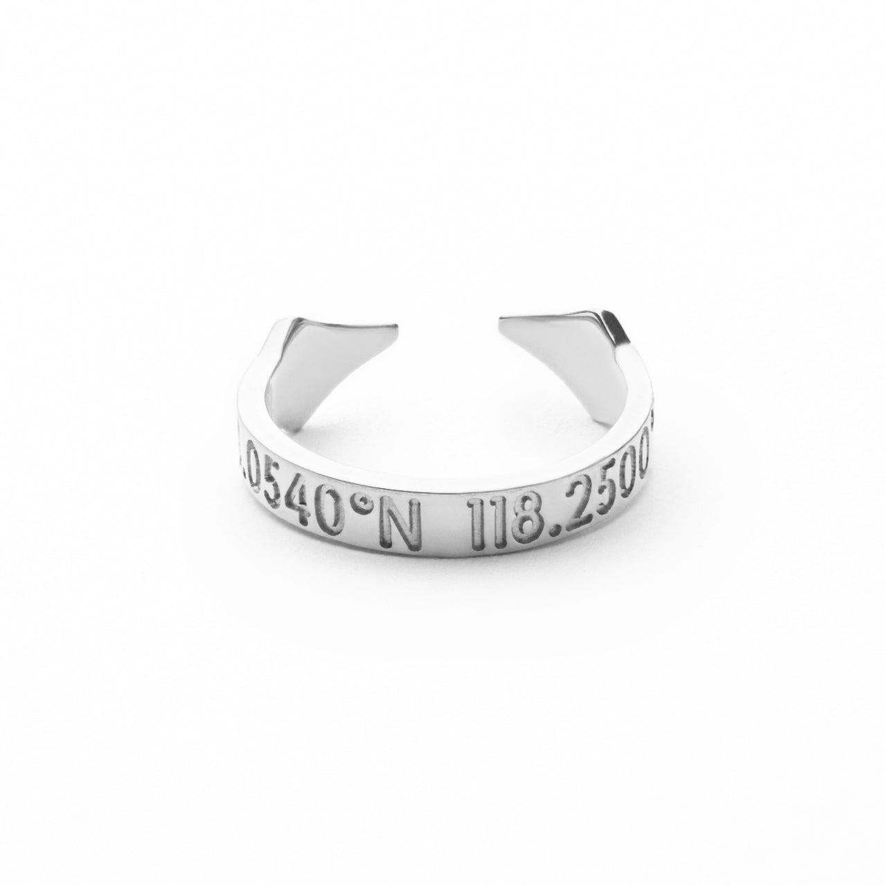 Meridian Ring Machine Meridian Ring - Ring with Pointed Arrows and Custom Coordinates ...